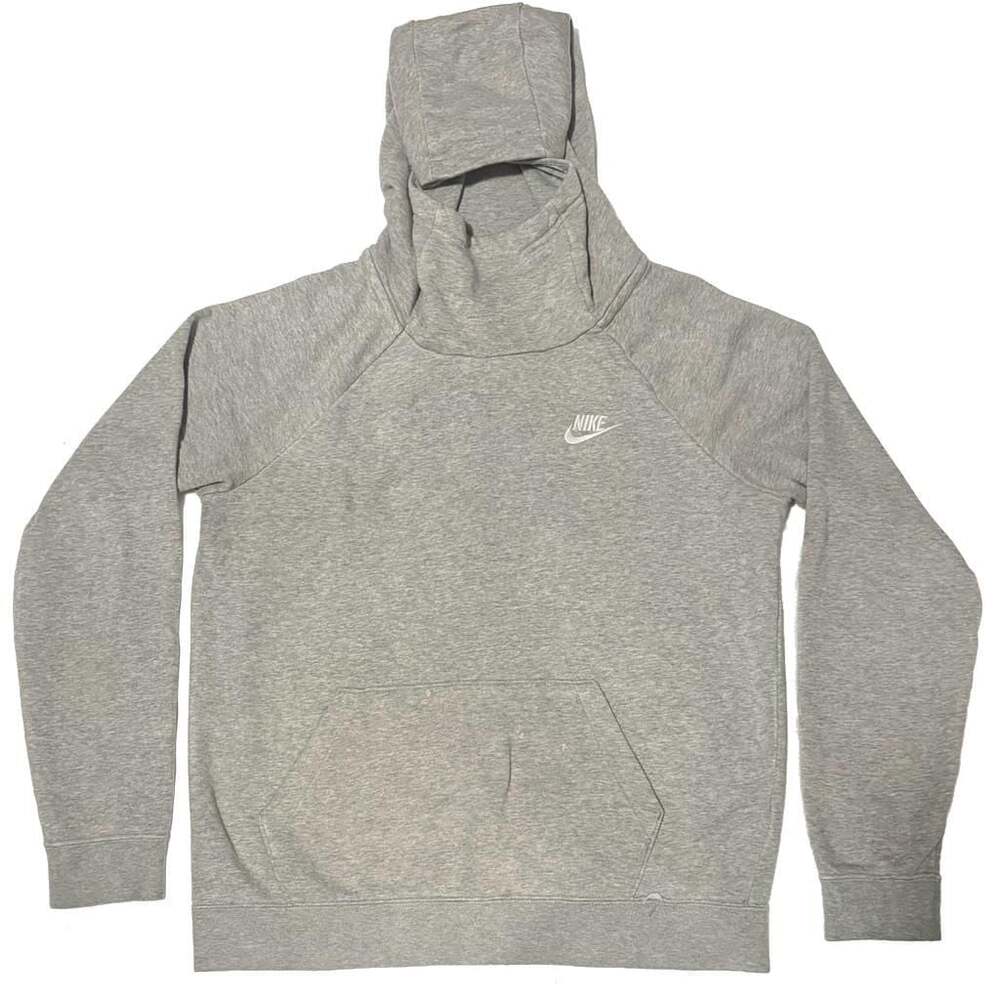 Nike Sportswear Essential Fleece Funnel-Neck Hoodie, Grey